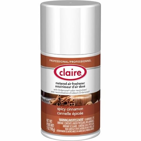 Claire Air Freshener, Metered, Spicy Cinnamon, 7 oz, 12PK CGCCL122CT